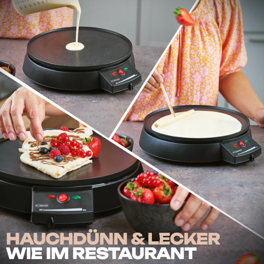 Bomann Bomann Crepemaker Cm 2221 Cb Schwarz Suses Backen