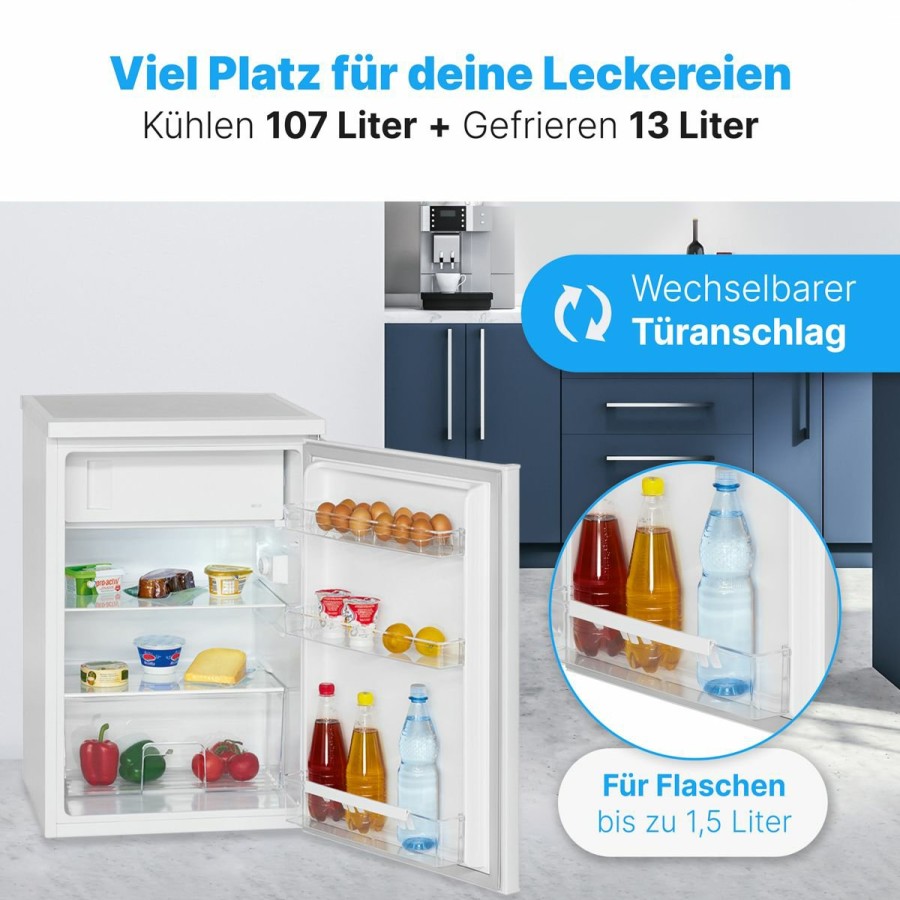 Bomann Bomann Kuhlschrank Ks 2184.1 Weis Kuhlschranke Mit Eis- Oder Gefrierfach