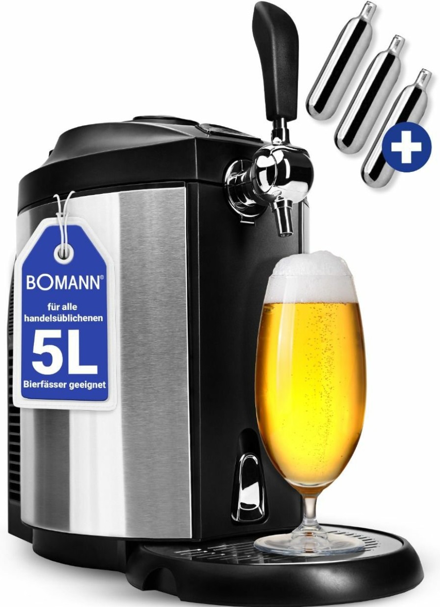 Bomann Bomann Bierzapfanlage Bz 6029 Cb Edelstahl/Schwarz Fun Cooking