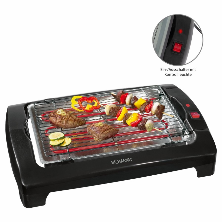 Bomann Bomann Barbeque-Tischgrill Bq 1240 Cb N Schwarz Grills