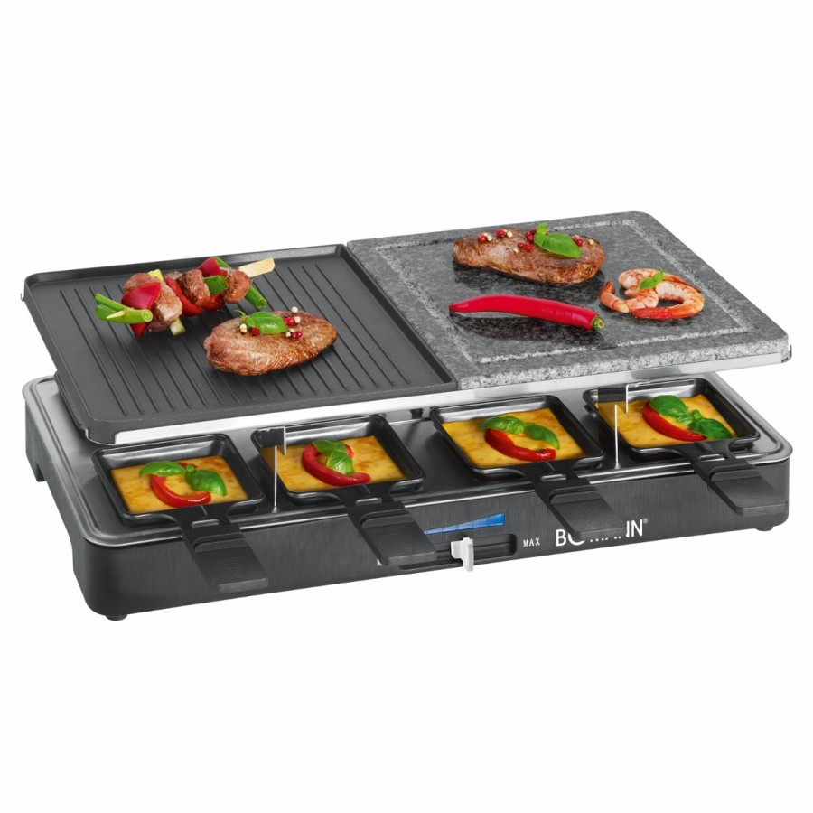 Bomann Bomann Raclette-Grill Rg 2279 Cb 2 In 1 Schwarz Grills