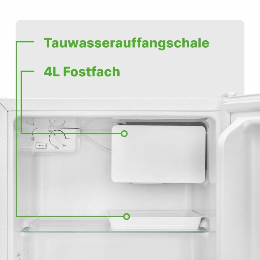 Bomann Bomann Kuhlbox Kb 7245 Weis Kuhlschranke Mit Eis- Oder Gefrierfach