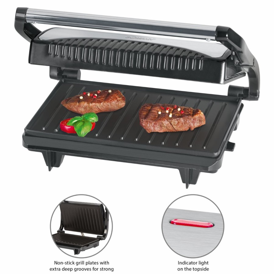 Bomann Bomann Multigrill Mg 2251 Cb Schwarz/Inox Grills