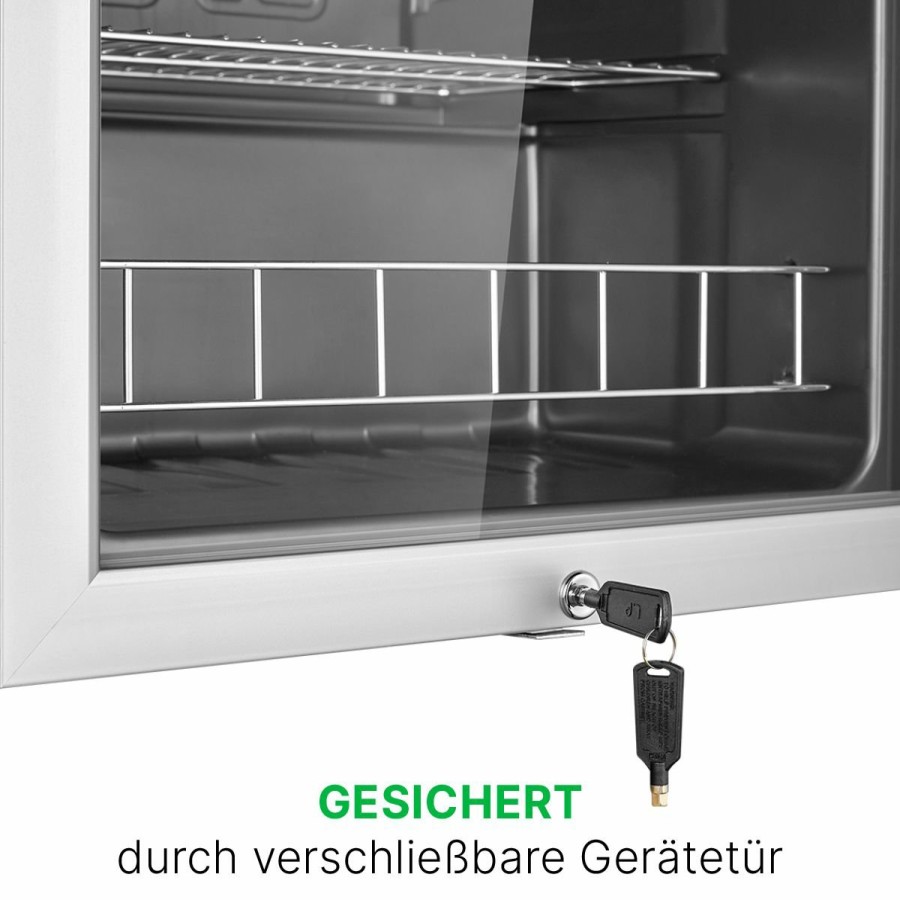 Bomann Bomann Glastur-Kuhlschrank Ksg 7288 Schwarz Glasturkuhlschranke & Weinkuhler