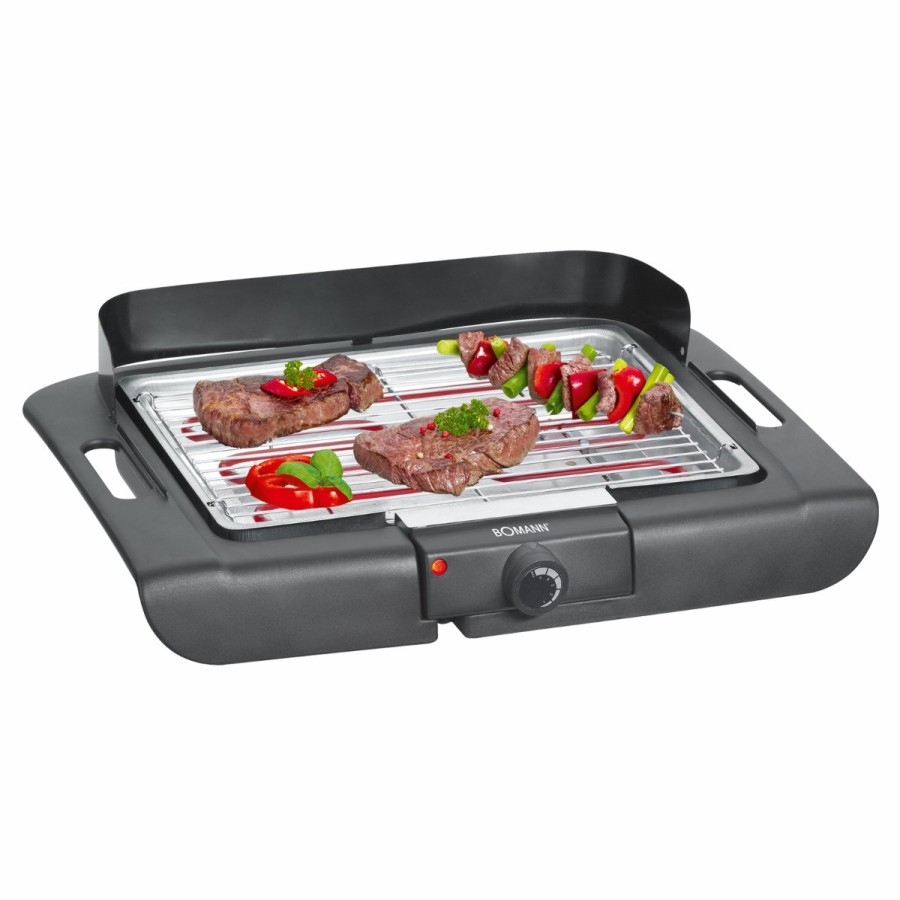 Bomann Bomann Barbeque-Tischgrill Bq 2243 Cb Schwarz Grills