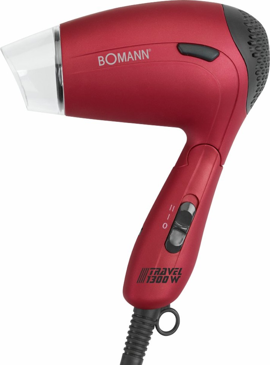 Bomann Bomann Reisehaartrockner Htd 8005 Cb Metallic/Rot Haartrockner