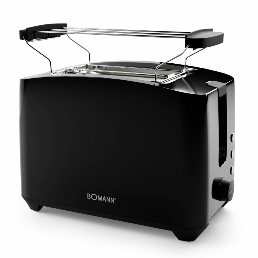 Bomann Bomann Toaster Ta 6065 Cb Schwarz Toaster & Sandwichtoaster