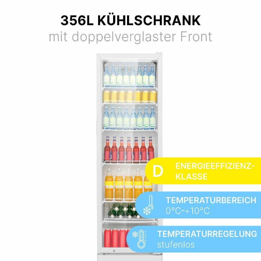 Bomann Bomann Glastur-Kuhlschrank Ksg 7351 Weis Glasturkuhlschranke & Weinkuhler